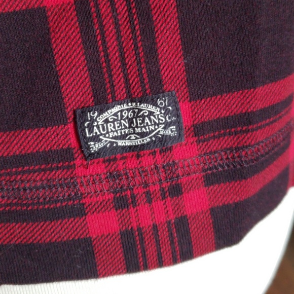 Ralph Lauren Jean's Co plaid long sleeve shirt - Picture 4 of 7